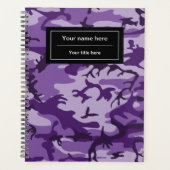 Paarse Camouflage, Camouflage, Militair, Leger Planner (Voorkant)