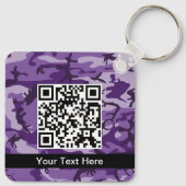 Paarse Camouflage, Camouflage, Militair, Leger Sleutelhanger (Achterkant)