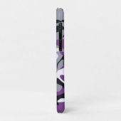 Paarse Camouflage Case-Mate iPhone Case (Achterkant/links)