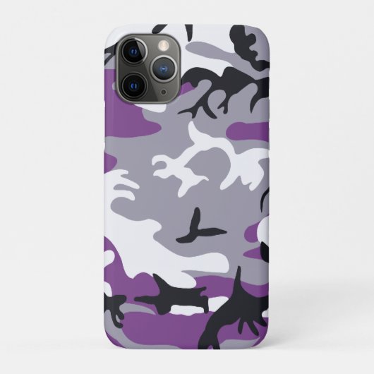 Paarse Camouflage Case-Mate iPhone Case (Achterkant)