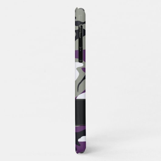 Paarse Camouflage Case-Mate iPhone Case (Achterkant/links)