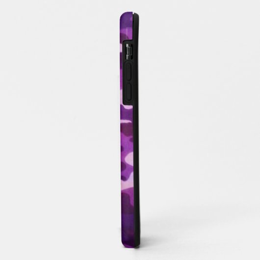 paarse camouflage Case-Mate iPhone case (Achterkant/links)