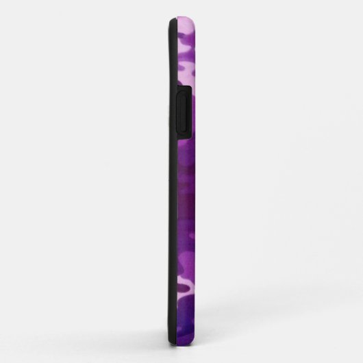 paarse camouflage Case-Mate iPhone case (Achterkant/rechts)