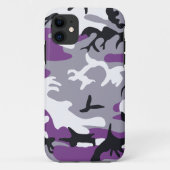 Paarse Camouflage Case-Mate iPhone Case (Achterkant)