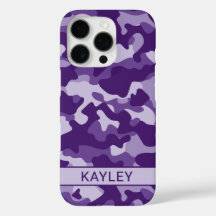 Paarse Camouflage Gepersonaliseerd