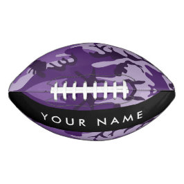Paarse Camouflage Jouw naam personaliseren American Football