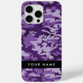 Paarse Camouflage Jouw naam personaliseren Case-Mate iPhone Case (Achterkant)