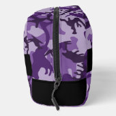 Paarse Camouflage Jouw naam personaliseren Toilettasje (Rechts)