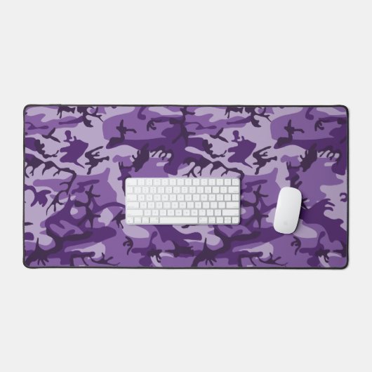 Paarse camouflage, leger, leger bureaumat (Keyboard & Muis)
