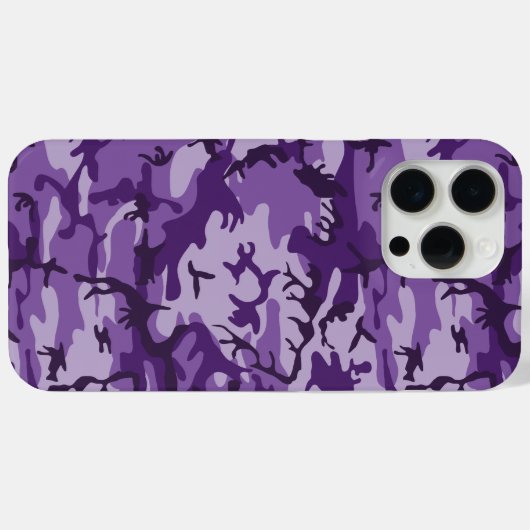 Paarse camouflage, leger, leger Case-Mate iPhone case (Achterkant (horizontaal))