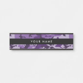 Paarse camouflage, leger, leger deurbordje (Voorkant)