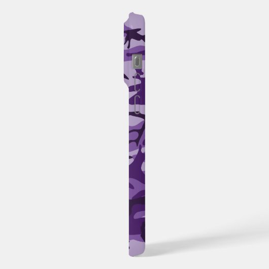 Paarse camouflage, leger, leger iPhone hoesje (Linkerkant)