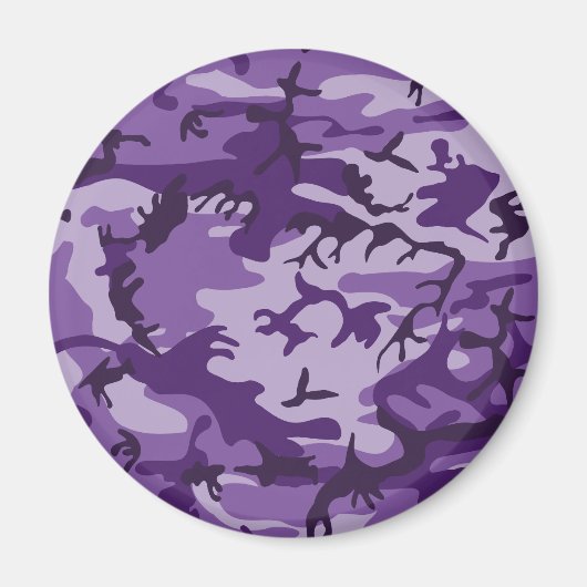 Paarse camouflage, leger, leger magneet (Voorkant)