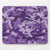 Paarse camouflage, leger, leger muismat (Voorkant)