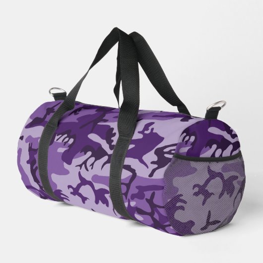 Paarse camouflage, leger, leger plunjezak (Rechterhoek)