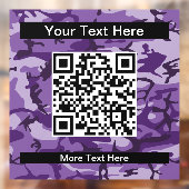 Paarse camouflage, leger, leger raamsticker (Vel 2)