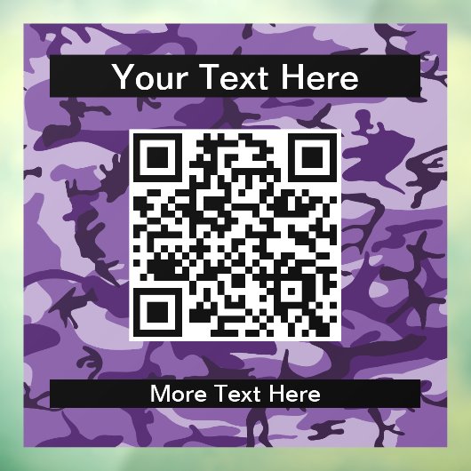 Paarse camouflage, leger, leger raamsticker (Vel 3)