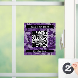 Paarse camouflage, leger, leger raamsticker