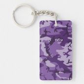 Paarse camouflage, leger, leger sleutelhanger (Voorkant)