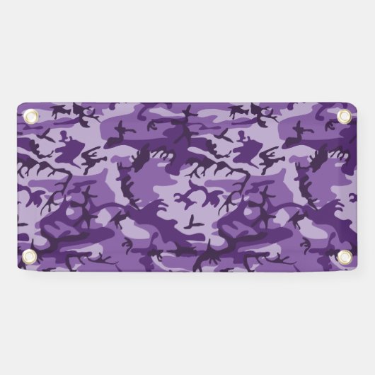 Paarse camouflage, leger, leger spandoek (Horizontaal)