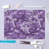 Paarse camouflage, leger, leger tissuepapier (Craft)
