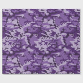 Paarse Camouflage, Militair, Leger Cadeaupapier (Vlak)