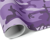 Paarse Camouflage, Militair, Leger Cadeaupapier (Rol Hoek)