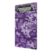 Paarse Camouflage, Militair, Leger Mini Klembord (Angled2)