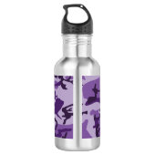 Paarse Camouflage, Militair, Leger Waterfles (Achterkant)