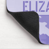 Paarse Camouflage Monogrammed Muismat (Hoek)