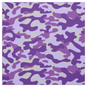 Paarse Camouflage Stof