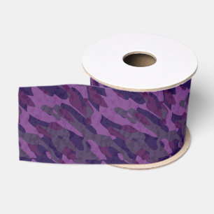 paarse camouflage tinten grosgrain lint