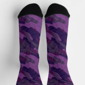 paarse camouflage tinten sokken (Top)