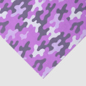Paarse Camouflage Tissuepapier (Detail)