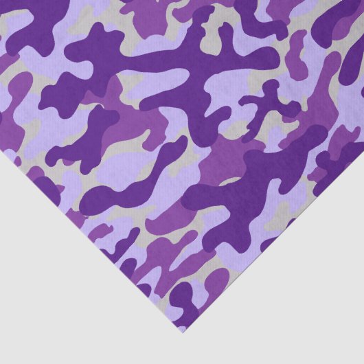 Paarse Camouflage  Tissuepapier (Detail)