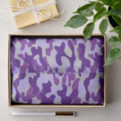 Paarse Camouflage  Tissuepapier (Geschenk)