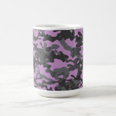 Paarse Camouflage Travel Cup Koffie Mok (Center)