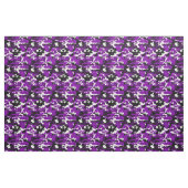 paarse camouflage zwart wit camo stof (Fat Quarter)