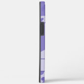 Paarse camouflagemonogram Case-Mate iPhone case (Achterkant / Rechts)