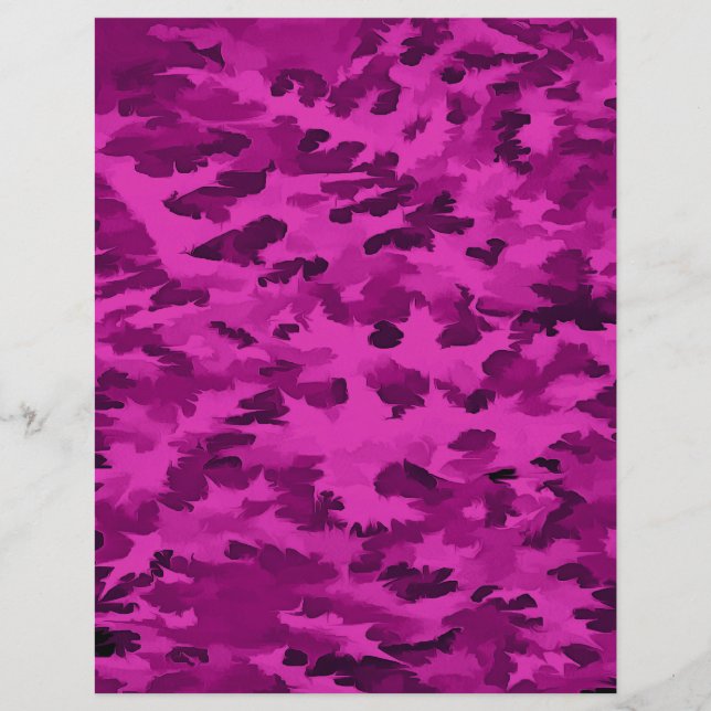 Paarse Camouflagepatroon (Voorkant)