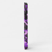 Paarse camouflagepatroon Case-Mate iPhone case (Achterkant/links)