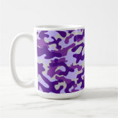Paarse Camouflagepatroon Koffiemok (Links)
