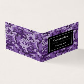 Paarse camouflagepatroon, leger, leger visitekaartje (Buitenkant)