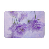 Paarse Campanella Flowers Macro Badmat (Voorkant)