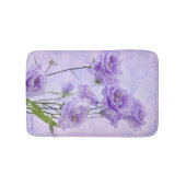 Paarse Campanella Flowers Macro Badmat (Voorkant)