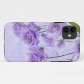 Paarse Campanella Flowers Macro Case-Mate iPhone Case (Achterkant (horizontaal))