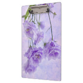 Paarse Campanella Flowers Macro Klembord (Links)