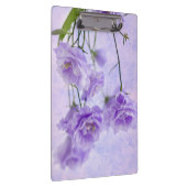 Paarse Campanella Flowers Macro Klembord (Rechts)