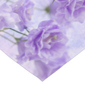 Paarse Campanella Flowers Macro Korte Tafelloper (Hoek)