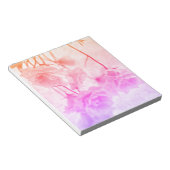 Paarse Campanella Flowers Macro Notitieblok (Schuin)